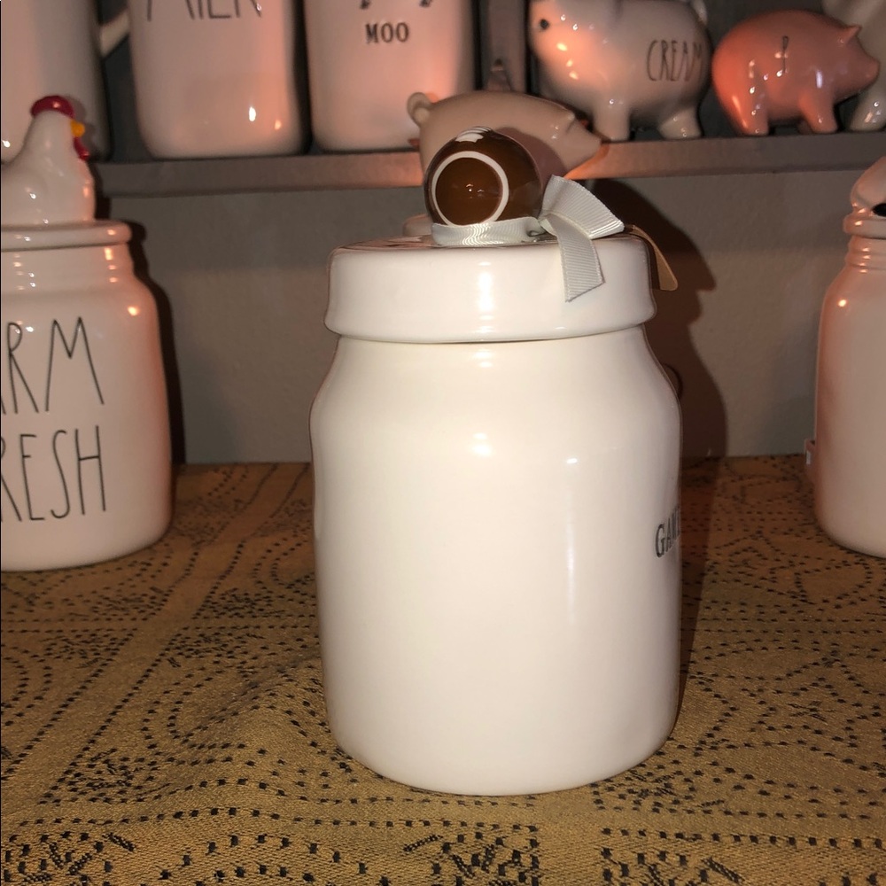 Rae Dunn GAME DAY Baby Canister (Football On Lid) - Picture 5 of 9